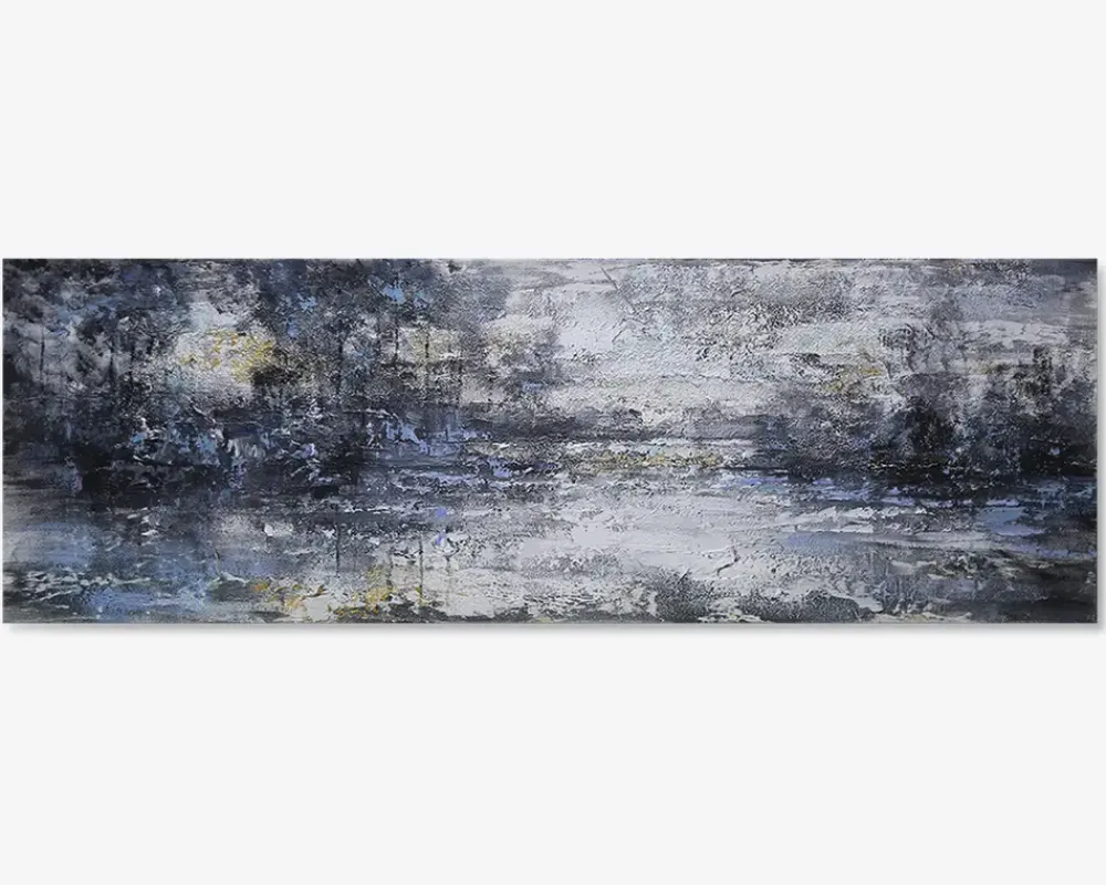 Discount Daells Bolighus Maleri abstrakt vand 50x150 cm