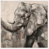 Outlet Daells Bolighus Maleri elefant grå 80x80 cm