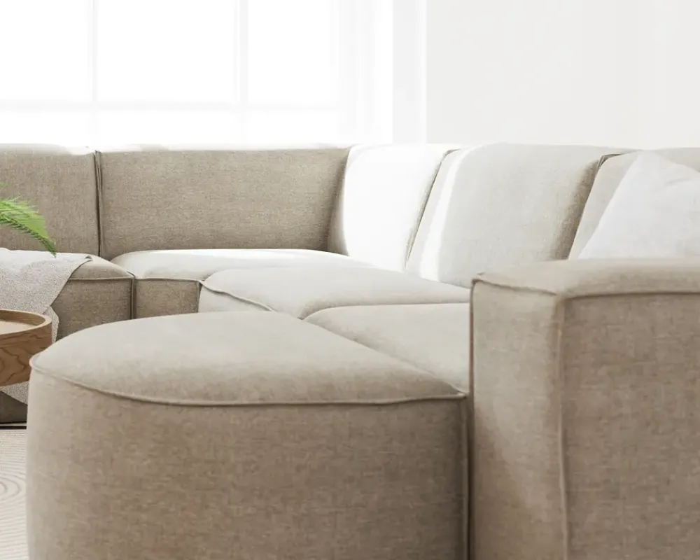 Clearance Daells Bolighus Modul med armlæn til højre Quadrato