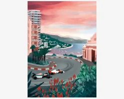 Best Daells Bolighus Monaco circuit 30x40 cm