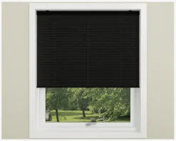 Clearance Daells Bolighus Mørk.Plisse Touch 90x210 cm Sort