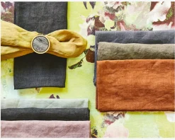 Online Daells Bolighus Mundserviet Skagen Charcoal 45x45cm Grå