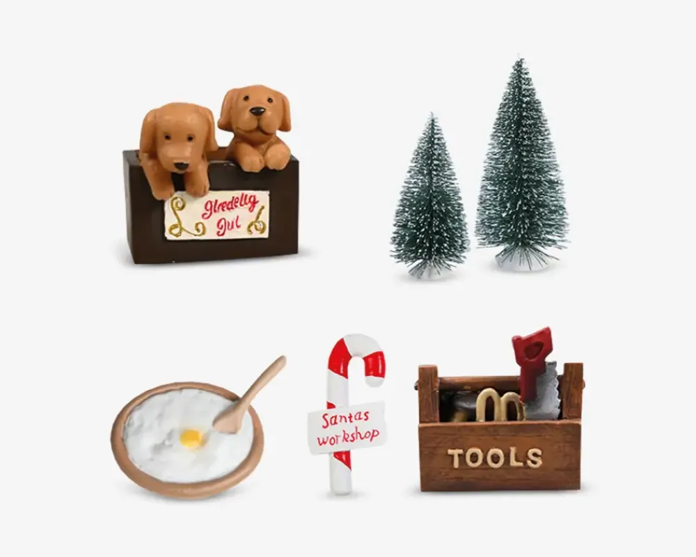 Sale Daells Bolighus Nisse Sæt M. Hund Brun