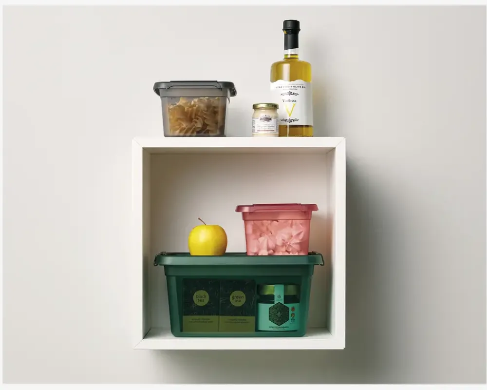 Best Daells Bolighus Opbevaringsboks Base 1,5 L Coal Sort