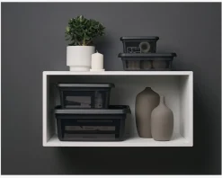 Best Daells Bolighus Opbevaringsboks Base 1,5 L Coal Sort