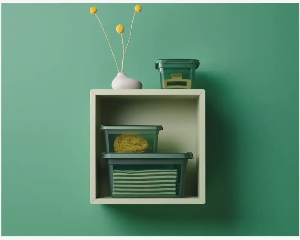 Daells Bolighus Opbevaringsboks Base 4,5 L Pine Grøn