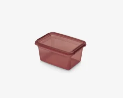 Sale Daells Bolighus Opbevaringsboks Base 1,5 L Rhubarb Rød