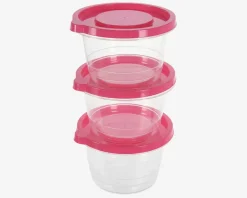 Outlet Daells Bolighus Opbevaringsboks Pink Sæt 3 stk.