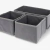 New Daells Bolighus Opbevaringskasser grå 3 stk.