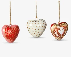 Sale Daells Bolighus Ornament hjerte m/mønster ass H.4 cm