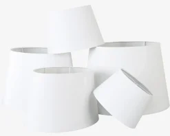 Discount Daells Bolighus Oval Skærm H. 28 cm Hvid