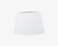 Discount Daells Bolighus Oval Skærm H. 13,5 cm Hvid