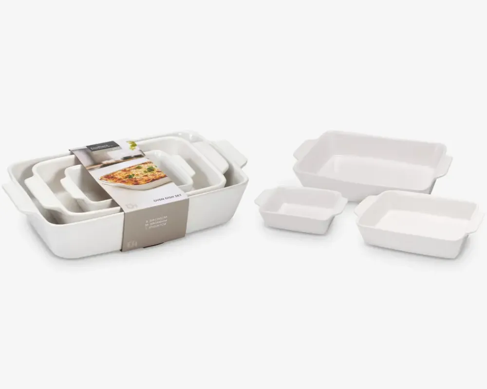 Sale Daells Bolighus Ovnfaste fade sæt 3 stk.