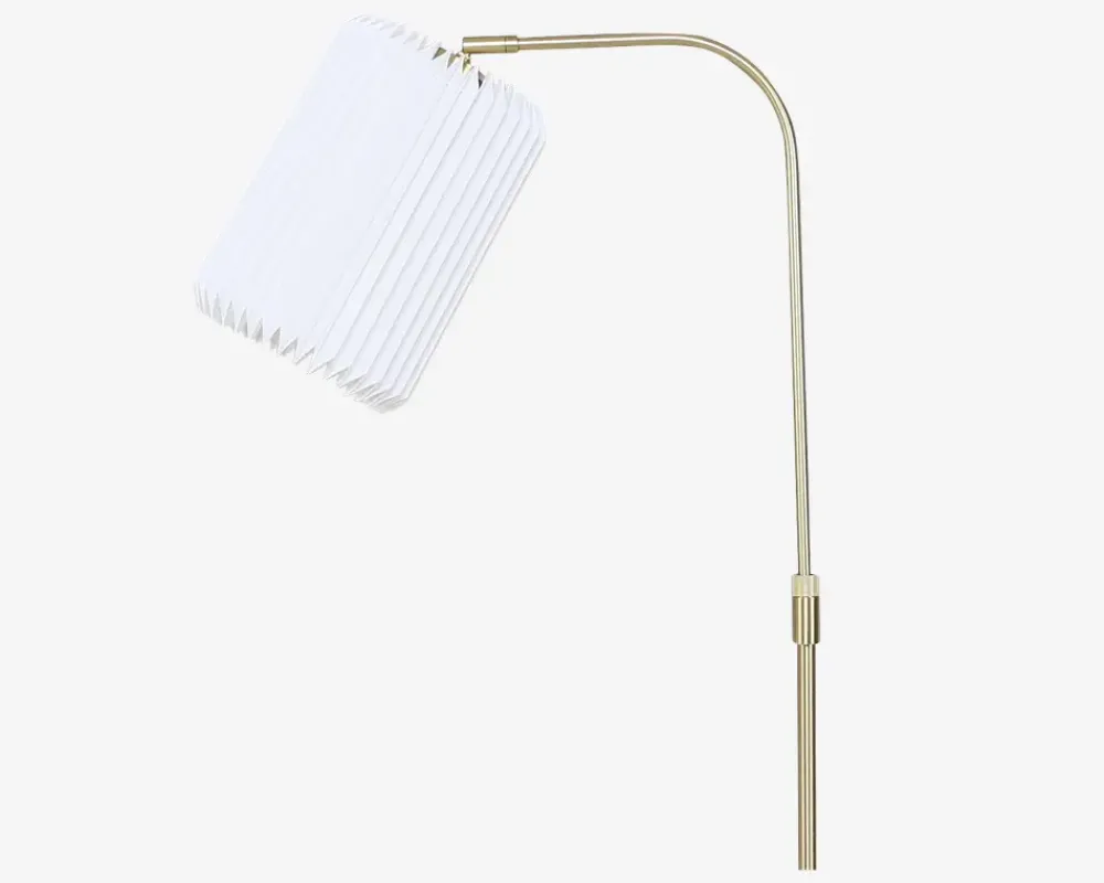 Hot Daells Bolighus Peak Gulvlampe Plast Messing H.145 cm