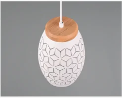 Outlet Daells Bolighus Pendel Bidar Ø.15 cm Hvid