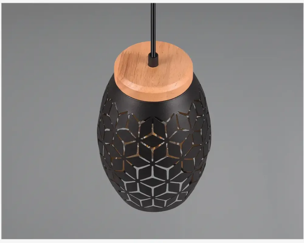 New Daells Bolighus Pendel Bidar Ø.15 cm Sort