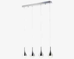 Daells Bolighus Pendel Frizzante 4 Krom H.114,5 cm