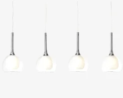 Outlet Daells Bolighus Pendel Hadan 4 Hvid H.120 cm