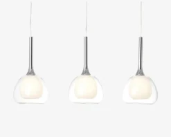 Clearance Daells Bolighus Pendel Hadan 3 Hvid H.120cm