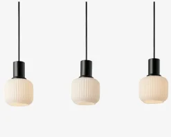 Clearance Daells Bolighus Pendel Milford Mini 3xE14 Sort