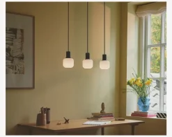 Clearance Daells Bolighus Pendel Milford Mini 3xE14 Sort