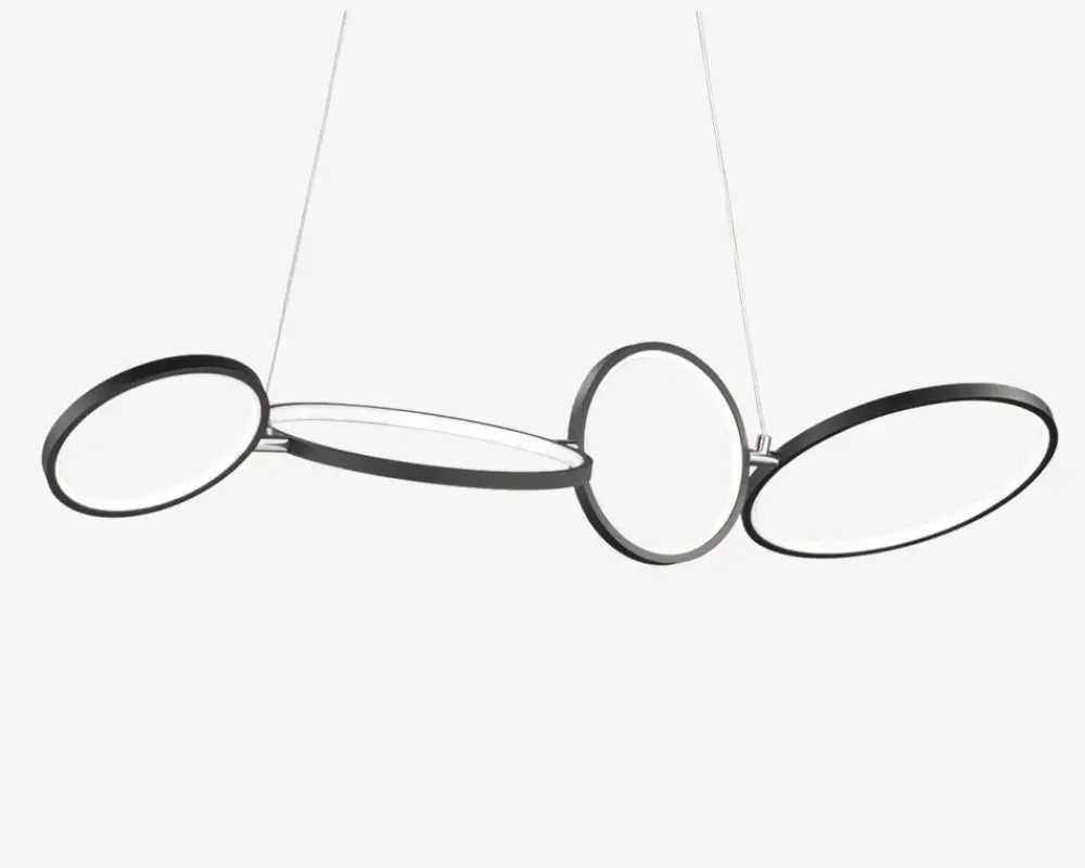 Daells Bolighus Pendel Rondo Sort L.110 cm