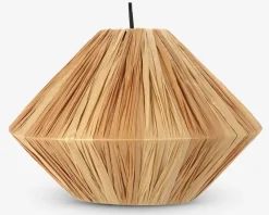 Clearance Daells Bolighus Pendel Vævet Papir Natur Ø.33 cm