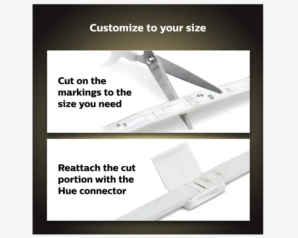 Outlet Daells Bolighus Philips Hue Basekit Lightstrip 2 meter