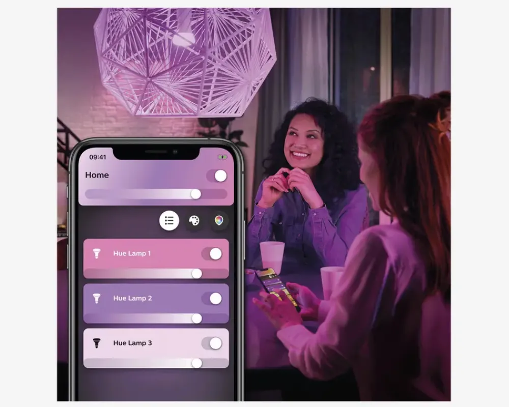 Outlet Daells Bolighus Philips Hue Pære Classic Standard 2-Pak