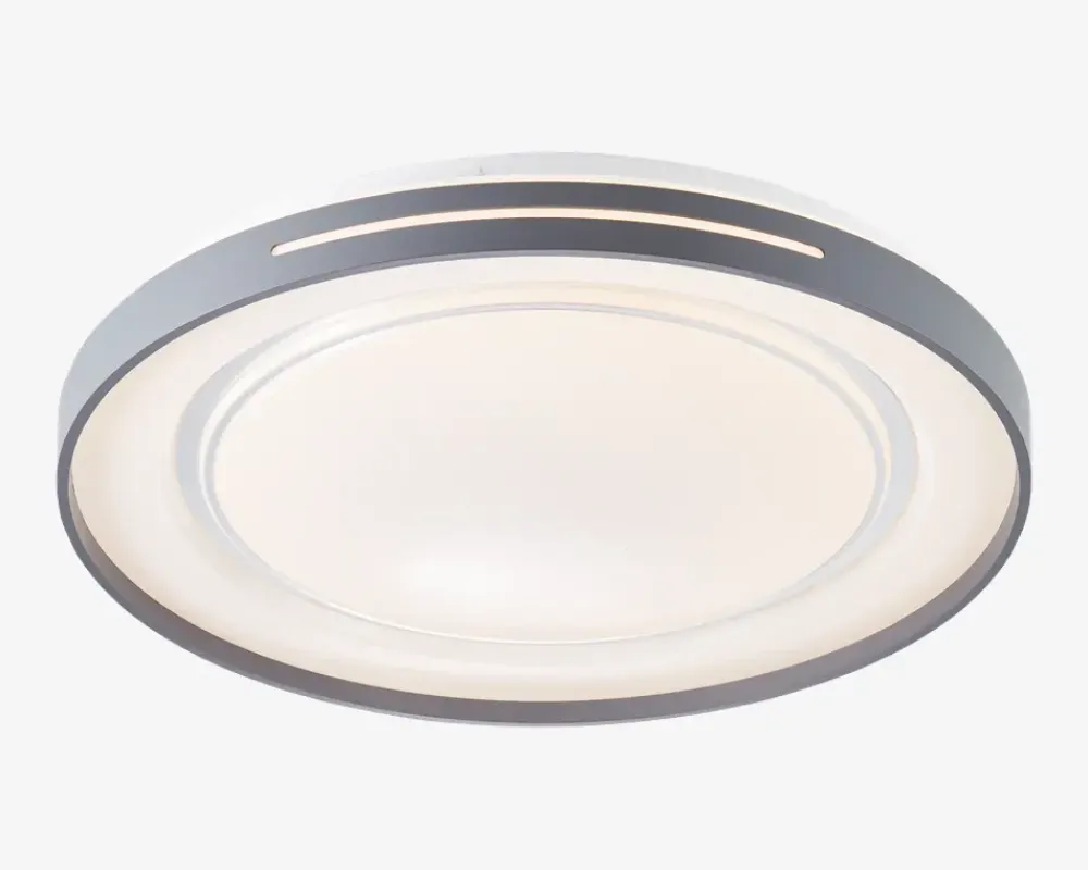 Outlet Daells Bolighus Plafond Barty Hvid/Grå LED Ø.48,5cm Hvid, Grå