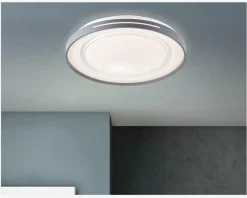 Outlet Daells Bolighus Plafond Barty Hvid/Grå LED Ø.48,5cm Hvid, Grå