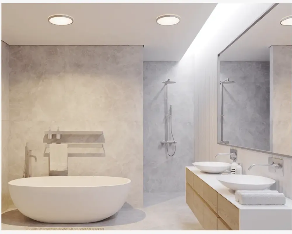 Online Daells Bolighus Plafond Oja Krom/Hvid Ø.30 cm