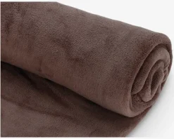 Sale Daells Bolighus Plaid Fleece Taupe 125x150 cm Brun
