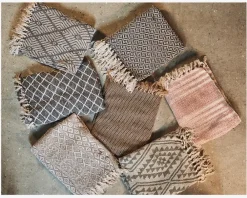 Hot Daells Bolighus Plaid Med Mønster Camel/ 130x170 Natur