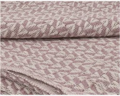 Best Daells Bolighus Plaid Med Mønster Rosa 160x125
