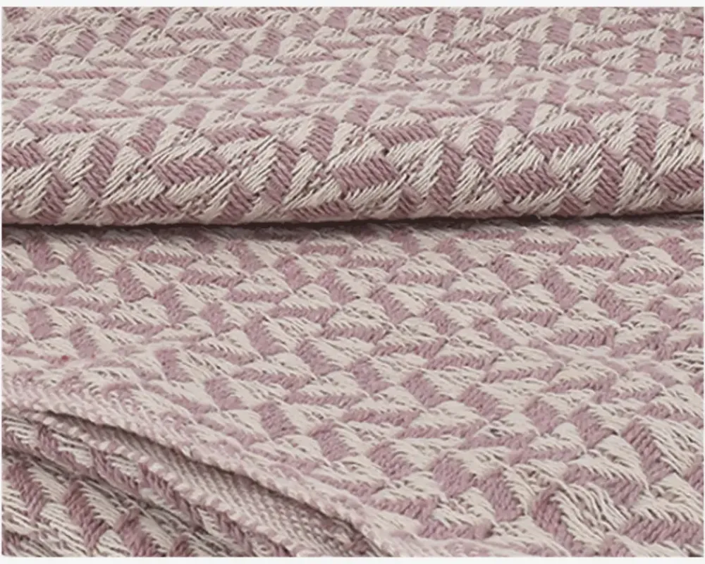 Best Daells Bolighus Plaid Med Mønster Rosa 160x125