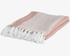 Discount Daells Bolighus Plaid Throws Agatha Old Rose