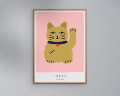 Daells Bolighus Plakat A Lucky Cat