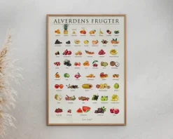 Sale Daells Bolighus Plakat Alverdens Frugter A5