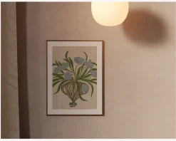 New Daells Bolighus Plakat Blue Tulips