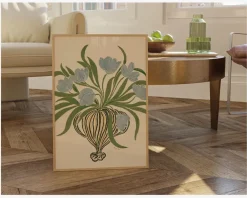 New Daells Bolighus Plakat Blue Tulips