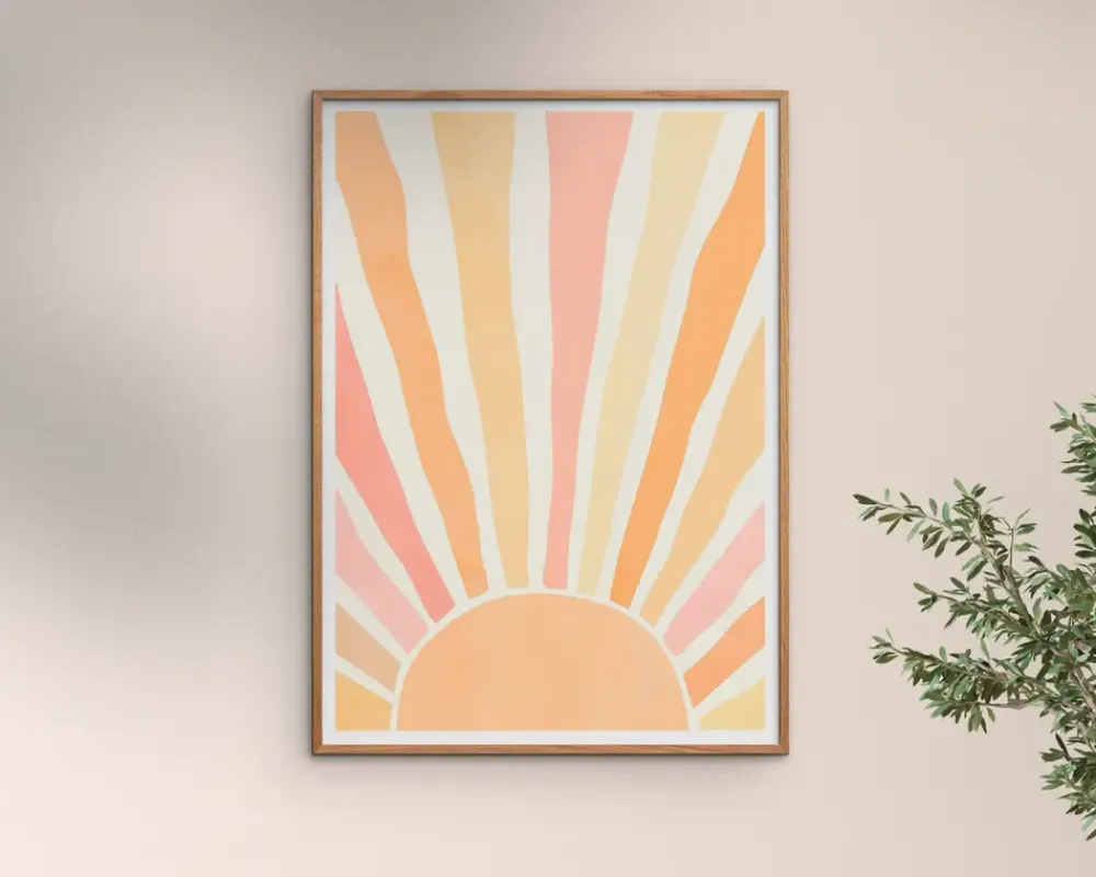 Clearance Daells Bolighus Plakat Boho Sunrise A5