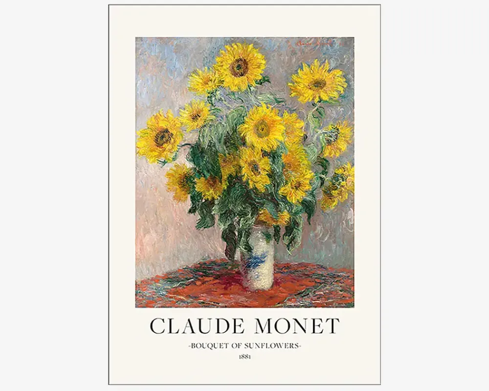 Daells Bolighus Plakat Bouquet Of Sunflower