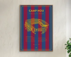 Daells Bolighus Plakat Camp Nou Barcelona 50x70 cm