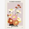 Outlet Daells Bolighus Plakat flower market 30x40 cm