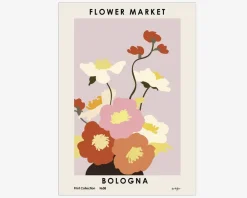 Outlet Daells Bolighus Plakat flower market 30x40 cm