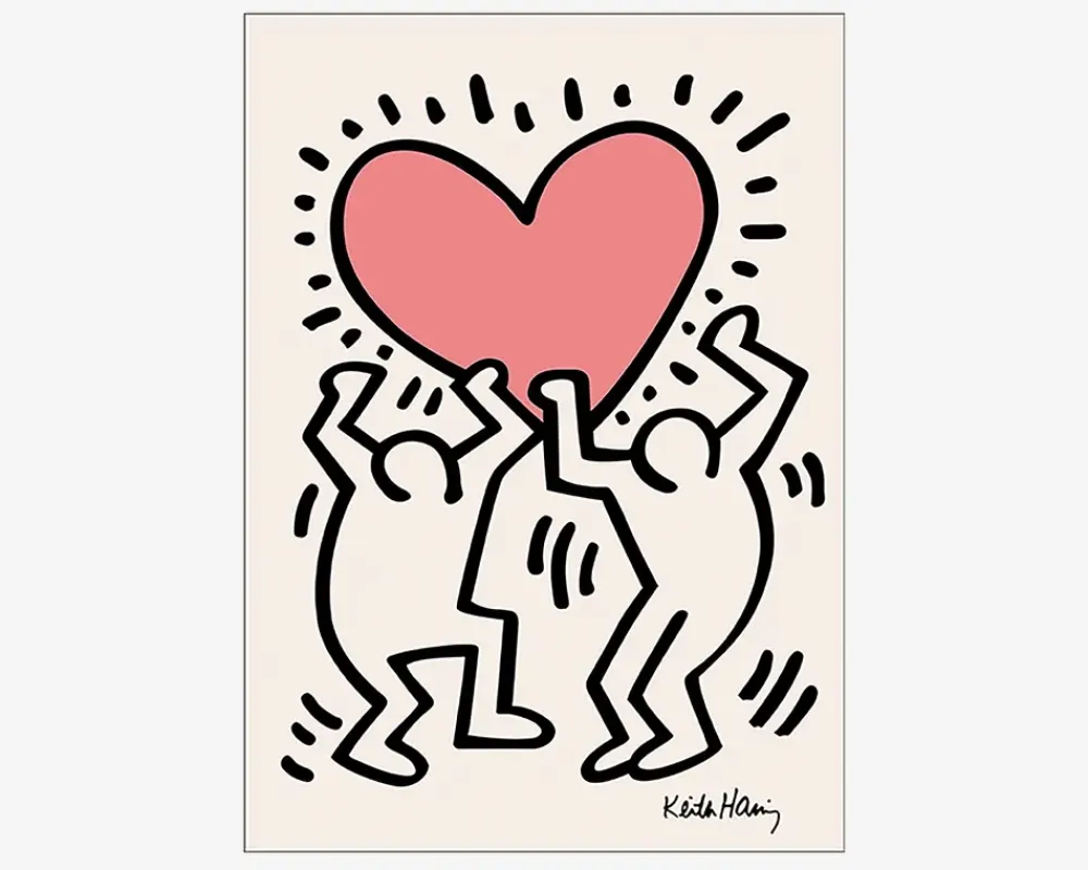 Best Daells Bolighus Plakat Haring - Keith Haring