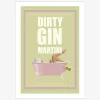 Daells Bolighus Plakat Jenny Dirty Gin Martini