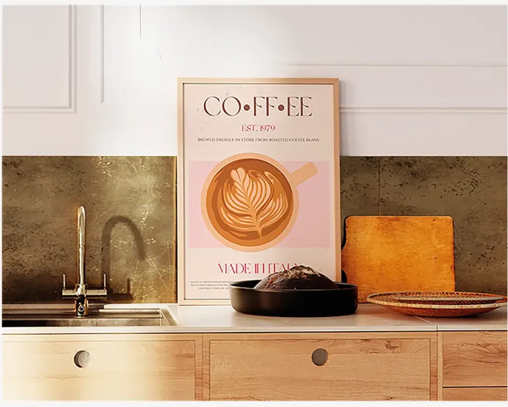 New Daells Bolighus Plakat Kaffe