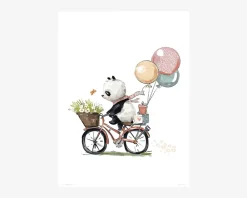 Clearance Daells Bolighus Plakat Panda Cykeltur